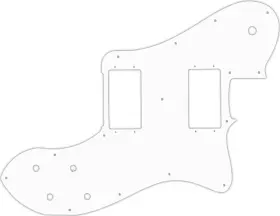 TED-0404 WD MUSIC Pickguard Fender Telecaster Del