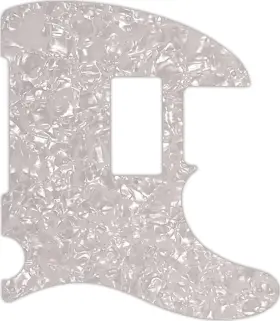 TEJ-128 WD MUSIC Pickguard Squier Fender Telecaster Whit