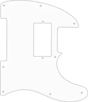 Wd Music Tejr-104r Custom Pickguard For Fender Usa Jim Root Signature Telecaster #04r White/r