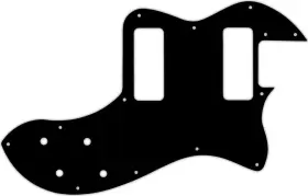 TEMP-2503R WD MUSIC Pickguard Fender Player Telecaster Deluxe