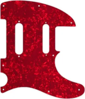 TEN-128R WD MUSIC Pickguard Fender Deluxe Nashville Pearl Whi