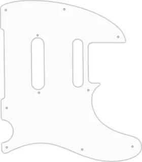 Wd Music Tenmp-104r Custom Pickguard For Fender Modern Player Telecaster Plus #04r White/red/w