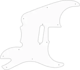 TEPS51-1004 WD MUSIC Pickguard Fender Pawn