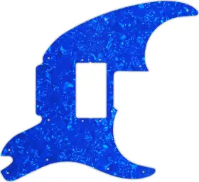 Wd Music Teps72-1028bu Custom Pickguard For Fender Pawn Shop Ft72 #28bu Blue Pearl/white/black/white