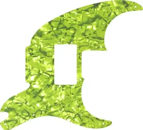 TEPS72-1028LGR WD MUSIC Pickguard Squier Fender Paranormal