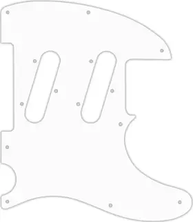 Wd Music Tett-104r Custom Pickguard For Fender Classic Player Triple Telecaster #04r White/re