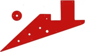 VH-5507S WD MUSIC Pickguard Gibson Flying Korina