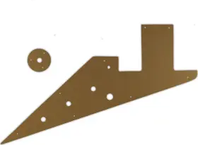 VH-5559 WD MUSIC Pickguard Gibson Flying Korina Go