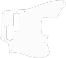 VMJSS5-1004R WD MUSIC Pickguard Squier Fender Jaguar Bas