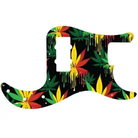 PBBT-400 WD Pickguard Fender Blacktop Precision Bass Rasta