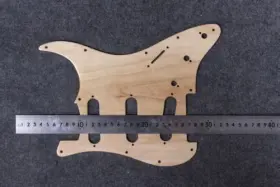 20180802-H05 YINFENTE Electric Guitar Pickguard Maple Wood #2