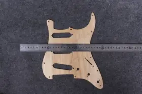 20180802-H05 YINFENTE Electric Guitar Pickguard Maple Wood #3
