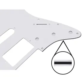 723258638190 YOOTONES Hole Hss Pickguard Guitar Plate Mexican #3