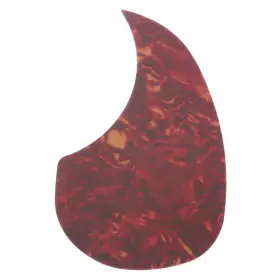 Zaplyte 636939235253 1 Pcs Acoustic Guitar Pickguard Fit 38 Inch 96x158mm Dark Red Rock Texture