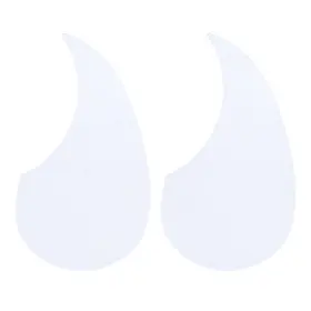 Zaplyte 745065764558 Guitar Pickguard Fit 38inch Self Adhesive Water Drop Shape Transparent 2 Pack