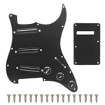 Saphue 3x Mini Humbucker Electric Guitar Pickguard 9k/9k/9k Loaded Sss, Black. Fixed Price $43.23.