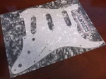 New Pickguard For Fender Standard Strat, 11-hole, 3-ply - White Pearloid. Fixed Price $31.93.