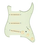 920d Custom Texas Vintage Loaded Pickguard For Strat With Aged White Pickups,.... Fixed Price $286.99.