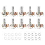 Swhmc A250k Ohm Guitar Potentiometer, 6mm Long Knurled Split A250k, Silver. Fixed Price $13.99.