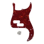 Fleor 13-hole Standar Pb Bass Pickguard 4-string Scratch Plate Red Tortoise. Fixed Price $16.19.