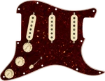 Fender Pre-wired Strat 11 Hole Pickguard, Custom Shop '69's Sss, Tortoise Shell. Fixed Price $419.99.