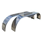 2-pack Aluminum Tandem Diamond Plate Teardrop Trailer Fender 10" X 72" 20". Fixed Price $419.95.