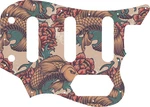 Wd Custom Pickguard For Squier By Fender Vintage Modifed Bass Vi #gt01 Koi Ta.... Fixed Price $62.99.