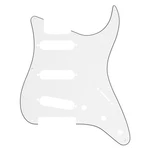 Musiclily 3ply White Sss 11 Hole Guitar Pickguard For Standard Strat Modern St. Fixed Price $13.69.