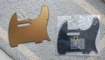 2 Tele Pickguards All Parts Black & Unknown Gold Pickguard Esquire Or Telecaster. Fixed Price $31.95.