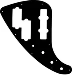 Wd Custom Pickguard For Left Hand Fender Jp-90 Jazz Bass #09 Black/white/blac.... Fixed Price $38.99.