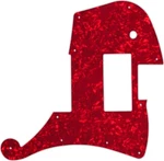 Wd Custom Pickguard For D'angelico Deluxe Ludlow #28r Red Pearl/white/black/w.... Fixed Price $63.99.