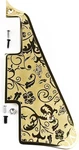Gold Steel Engraved Guitar Pickguard Scratch Plate Fit Lp Guitars. Fixed Price $46.99.