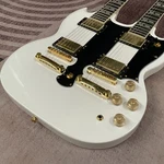 White Sg Double-head Electric Guitar 12 Strings+6 Strings Mahogany Body Rosewood. Fixed Price $328.80.