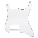 Musiclily Pro 11 Holes St Strat One Covered Humbucker Guitar 3ply White. Fixed Price $17.03.