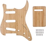 Bamboo Wood Guitar Pickguard With Back Plate Fit Strat St. Fixed Price $40.91.