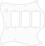 Wd Custom Pickguard For Gibson 1964-1970 Full Face Sg #02t White Thin. Fixed Price $35.99.