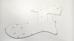 Musiclily Pickguard Guitar Scratch Plate Pick Guard White. Fixed Price $13.99.
