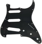 Kaish 11 Hole St/strat Style Pickguard Sss Pick Guard For Black 1 Ply. Fixed Price $18.51.