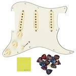 Fender Pre-wired Strat Pickguard, Vintage Noiseless Sss, Parchment - 0992344.... Fixed Price $346.99.