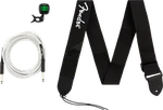 Genuine Fender Accessories Bundle Pack -- Cable, Tuner, Strap Model #0992018005. Fixed Price $24.95.