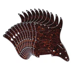 Fleor 10pcs Brown Tortoise 4ply St Sss 11hole Guitar Pick Guard Scratch Plate. Fixed Price $90.25.