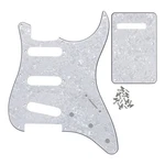 Fleor Sss 8 Hole St Guitar Pickguard Backplate Tremolo Cavity Cover With Scre.... Fixed Price $21.21.