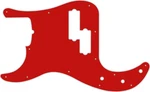 Wd Custom Pickguard For Left Hand Fender Usa 5 String Precision Bass #07 Red/.... Fixed Price $56.99.