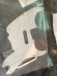 New White Pearl Pickguard For 2003-2007 Squier '51 W/ Pickup Height Adjustment. Fixed Price $89.95.