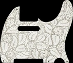 Fender Waylon Jennings Leather Tele/telecaster Pickguard, White. Fixed Price $126.99.