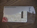 Fender Stratocaster Backplate 4-ply Aged White Moto Pearl 099-1328-000. Fixed Price $19.99.