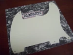 New - Pickguard For Tele Esquire, 5 Holes Parchment. Fixed Price $20.02.