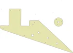 Wd Custom Pickguard For Left Hand Gibson 1958-1959 And 1962-1963 Flying V Kor.... Fixed Price $53.99.
