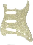 Genuine Fender Modern Standard 4-ply Strat Pickguard - Aged White Moto Pearloid. Fixed Price $33.29.