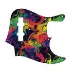 Fender 2013-on Made In Mexico Geddy Lee Jazz Bass Rainbow Swirl. Fixed Price $64.50.